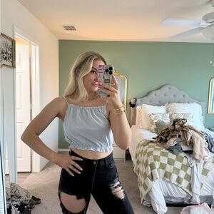 Women's Blue pacsun Striped Top